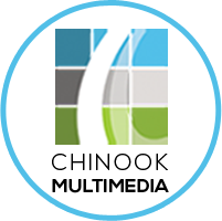 Chinook Multimedia logo for updates on web design, e-learning, writing, and graphic design projects