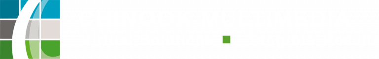 The official logo for Chinook Multimedia, an Edmonton-based web design and eLearning company.
